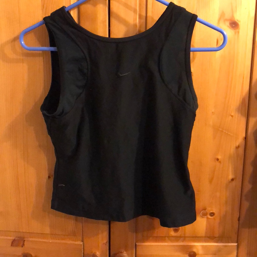 Nike black workout crop top size m and s